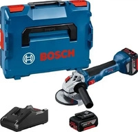 Bosch Professional Akku-Winkelschleifer GWS 18V-10 mit 2x 4.0 Ah Akkus + Lader,