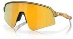 Oakley Sutro Lite Sweep Fahrradbrille brass tax prizm 24K