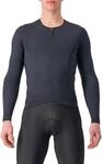 Castelli FLY LS JERSEY Leichtes Thermo Langarmtrikot XL light black