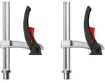 Bessey Set 2x Werkbankzwinge &Oslash;20 mm Lochraster TW-KLI