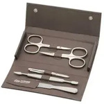 Druckknopf-Etui Lollipop, vernickelt