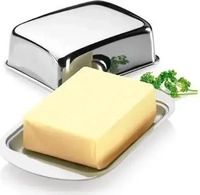 GrandCHEF 428630, Butterdose GrandCHEF Edelstahlfarben