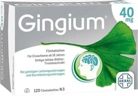 PZN-DE 08832734, Hexal Gingium 40 mg Filmtabletten 120 St