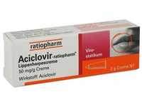 PZN-DE 02286360, Aciclovir ratiopharm Lippenherpes Creme 2 g