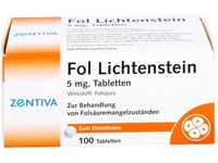 PZN-DE 07219753, Zentiva Pharma Fol Lichtenstein 5 mg Tabletten 100 St