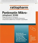 PZN-DE 07097623, ratiopharm Pankreatin Mikro ratiop.20000 magens.Hartkapseln 200 St