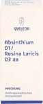 PZN-DE 01571785, WELEDA Absinthium D 1 Resina laricis D3 aa Dilution Mischung 50 ml,