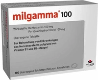 PZN-DE 04847319, W&ouml;rwag Pharma milgamma 100 mg Vitamin B1 + Vitamin B6 Tabletten