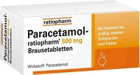 PZN-DE 08704083, Paracetamol ratiopharm 500 mg Brausetabletten 20 St