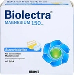 PZN-DE 03154399, HERMES Arzneimittel Biolectra Magnesium Brausetabletten 144 g,