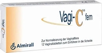 PZN-DE 02820167, ALMIRALL HERMAL Vagi-C fem Vaginaltabletten 12 St