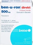 PZN-DE 07728495, bene Arzneimittel Ben-U-Ron direkt 500 mg Granulat Erdbeer / Vanille
