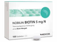 PZN-DE 05541640, Medicom Pharma Nobilin Biotin 5 mg N Tabletten 100 St