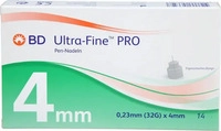PZN-DE 20630252, embecta BD Ultra-Fine Pro Pen-Nadeln 4 mm 32 G 0,23 mm Kan&uuml;le...