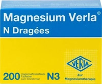 PZN-DE 04911945, Verla-Pharm Arzneimittel Magnesium Verla N Drag&eacute;es Tabletten