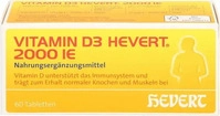 PZN-DE 11116697, Hevert-Arzneimittel Vitamin D3 Hevert 2.000 I.E. Tabletten 7 g