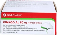 PZN-DE 06565134, ALIUD Pharma GINKGO AL 80 mg Filmtabletten 120 St
