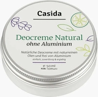 PZN-DE 15586402, Casida Deo Creme ohne Aluminium natural 50 ml, Grundpreis: &euro;