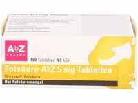 PZN-DE 01234562, AbZ Pharma Folsäure AbZ 5 mg Tabletten 100 St