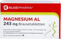PZN-DE 00655178, ALIUD Pharma MAGNESIUM AL 243 mg Brausetabletten 60 St
