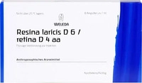 PZN-DE 02131060, WELEDA Resina laricis / D 6 Retina D 4 aa Ampullen 8 ml