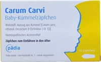 PZN-DE 13229431, P&auml;dia Carum Carvi Baby-K&uuml;mmelz&auml;pfchen Suppositorien 10 St