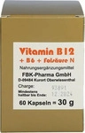 PZN-DE 00093071, FBK-Pharma Vitamin B12 + B6 + Fols&auml;ure Komplex N Kapseln 30 g,