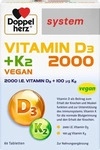 PZN-DE 14063814, Queisser Pharma Doppelherz Vitamin D3 2000 + K2 system Tabletten