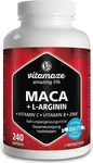 PZN-DE 12580540, Vitamaze Maca 4:1 hochdosiert + L-Arginin Kapseln 206.4 g,