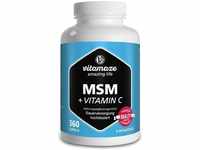 PZN-DE 12580563, Vitamaze MSM hochdosiert + Vitamin C Kapseln 309.6 g,...