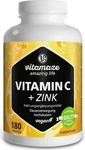 PZN-DE 12741411, Vitamaze Vitamin C 1000 mg hochdosiert + Zink vegan Tabletten 261 g,
