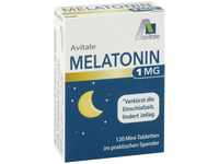 PZN-DE 17443121, Avitale Melatonin 1 mg Mini-Tabletten im Spender 7.8 g