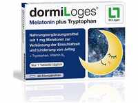 PZN-DE 17544974, Dr. Loges + dormiLoges Melatonin plus Tryptophan Filmtabletten...