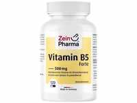 PZN-DE 18369674, ZeinPharma Vitamin B5 Pantothensäure 500 mg Kapseln 72 g,
