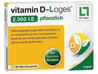 PZN-DE 17525882, Dr. Loges + Vitamin D-Loges 2.000 I.E. pflanzlich Weichkapseln...
