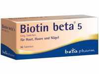 PZN-DE 14278466, betapharm Arzneimittel Biotin beta 5 Tabletten 90 St
