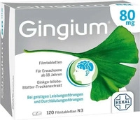 PZN-DE 14171159, Hexal Gingium 80 mg Filmtabletten 120 St