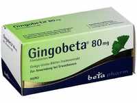 PZN-DE 12461634, betapharm Arzneimittel Gingobeta 80 mg Filmtabletten 60 St