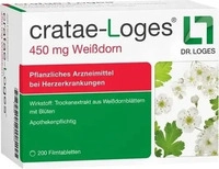 PZN-DE 17945549, Dr. Loges + cratae-Loges 450 mg Wei&szlig;dorn Filmtabletten 200 St