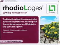 PZN-DE 14006236, Dr. Loges + rhodioLoges 200 mg Filmtabletten 20 St