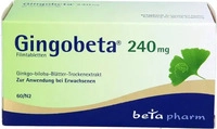 PZN-DE 12461700, betapharm Arzneimittel Gingobeta 240 mg Filmtabletten 60 St