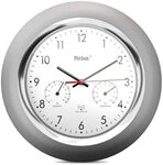 Mebus 19454 Funk-Wanduhr mit Thermo-/Hygrome