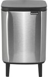 Brabantia BO M&uuml;lleimer HI 7 l Matt Steel Fingerprint Proof 22 71 89
