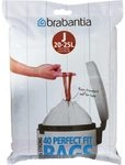 Brabantia PerfectFit M&uuml;llbeutel Typ J 20-25 L, 40 Stck 11 56 08