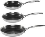 Zwilling Peak Bratpfannenset 3-tlg,(20+24+28) 18/10 Edelstahl 1034514