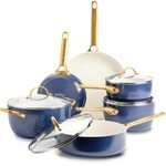 GreenPan Padova Reserve 6-tlg. Topf&Pfannenset blau CC008493-001