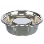 Trixie Slow Feeding Edelstahlnapf - 0,6 l/&oslash; 17 cm