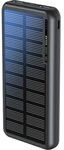 Boompods Obi 10,000mAh Solar Powerbank - Black POSBLK