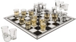 Out of the Blue Schach - Glas-Trinkspiel - 35 cm