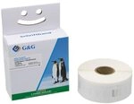 G&G Etiketten 25mm x 54mm sw-ws Komp. m. Dymo 11352/ s0722520 15561